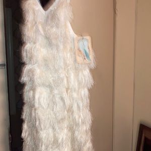 White unique flapper style